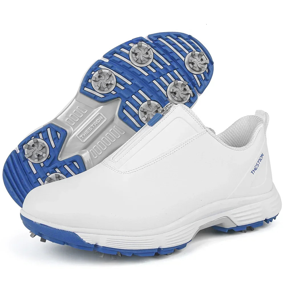 Waterproof Golf Shoes Men Spikes Sneakers Outdoor Joggging Walking Footwears 241118