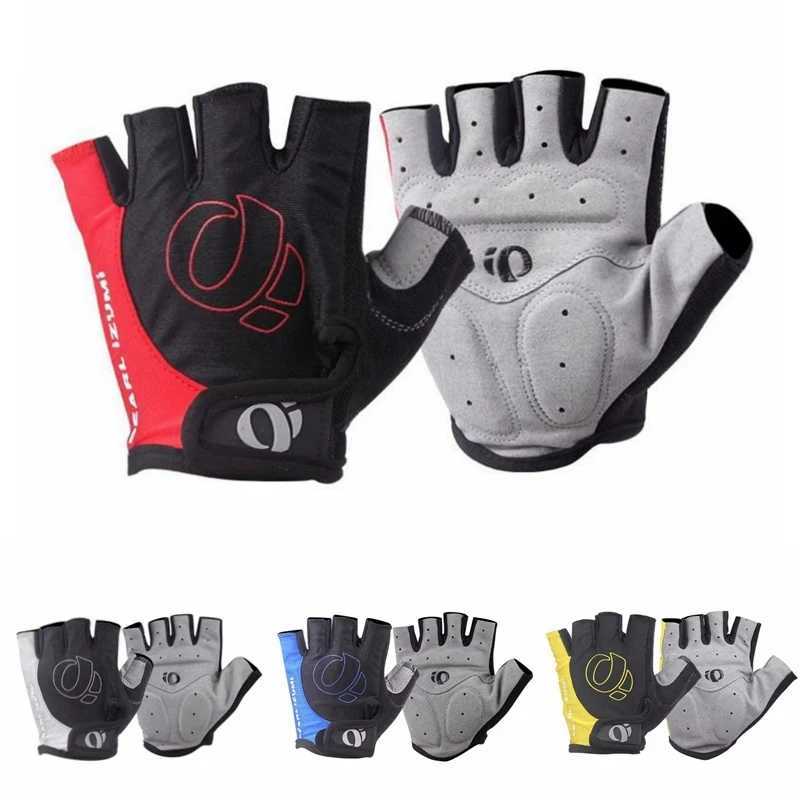 Gel Half Finger Cycling Gloves Anti-Slip Anti-sweat Anti Shock MTB Road Bike Gloves Bicyc ft-Right Hand GlovesXJ241118