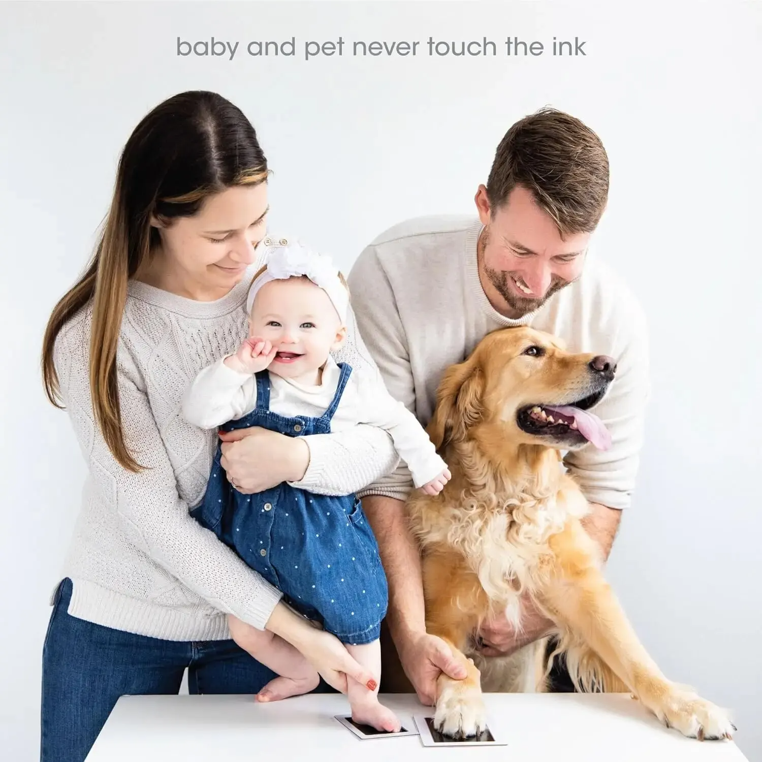 2 boxes Pet Paw Print Pad - Non-Toxic, Ink-Free, Safe, and Easy-to-Use Handprint and Footprint Kit for Creating Lasting Memories with Your Furry Frien