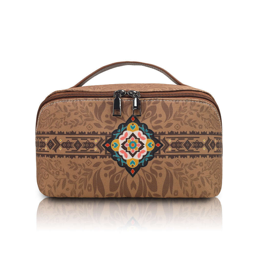 Hot selling Bohemian style makeup lightweight and portable women's storage bag, waterproof beauty bag