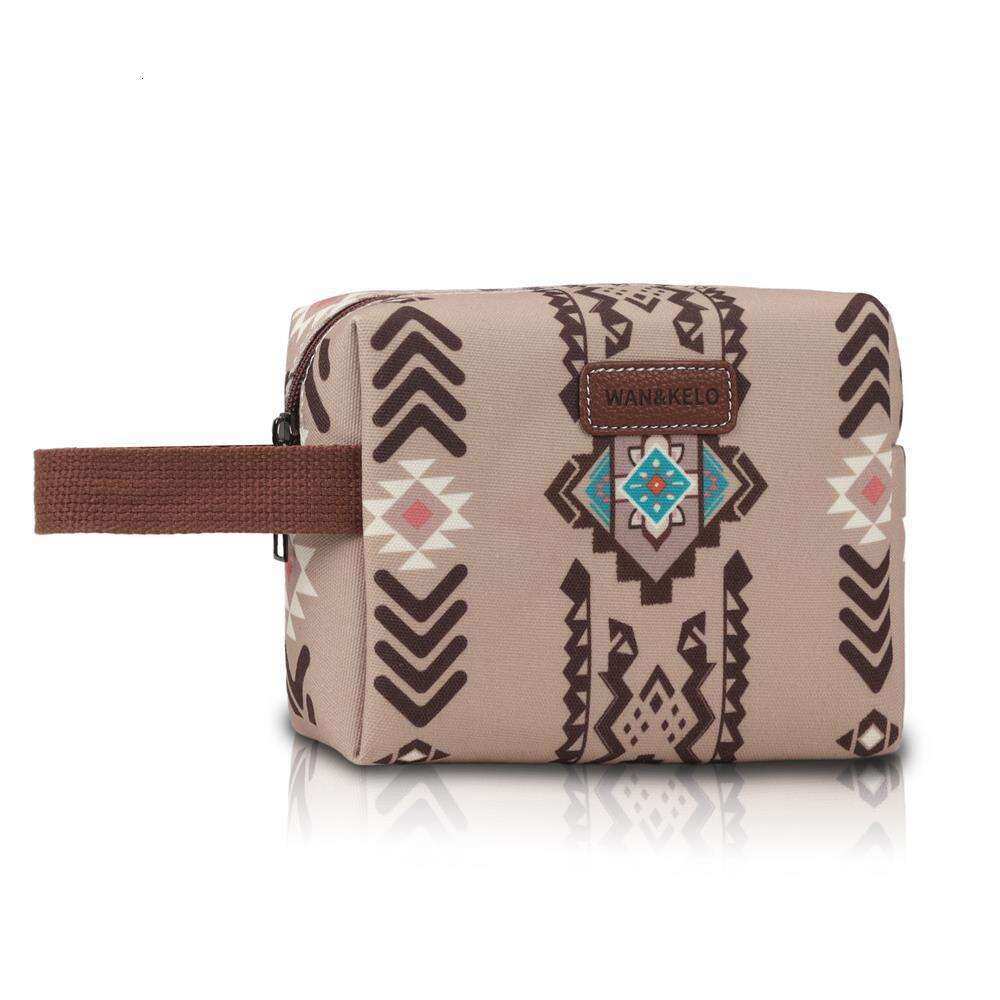 Hot selling new Bohemian niche makeup bag, large capacity, high-end and fashionable women's storage bag