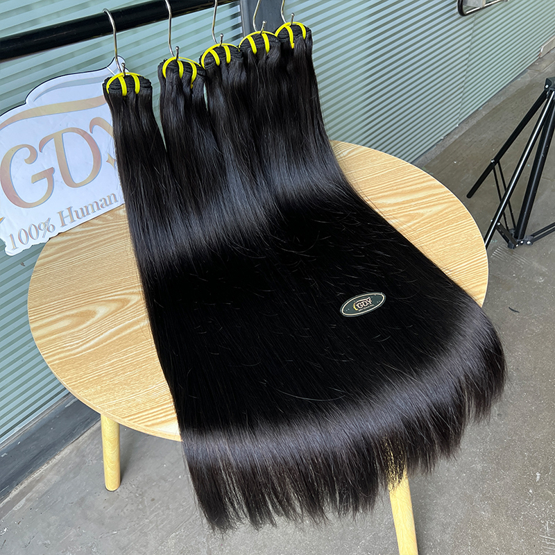 12A Vieamese Raw Bundles 100% Human #1B Natural Black Straight Unprocessed Hair Extensions Tissage