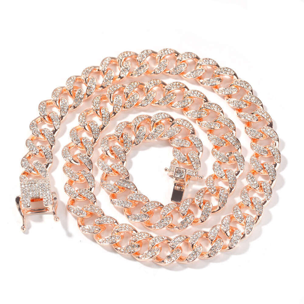 Designer Bracelet Jewelry Chain Pass The Tester 6mm~22mm Wide Gold Sterling Sier D Color VVS Moissanite Dia Cuban Link Curb Necklace