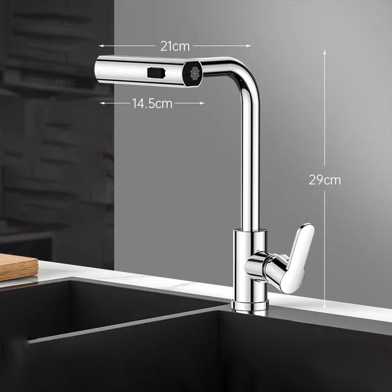 Three fly rain kitchen pull faucet household washing basin washing tank Tank hose