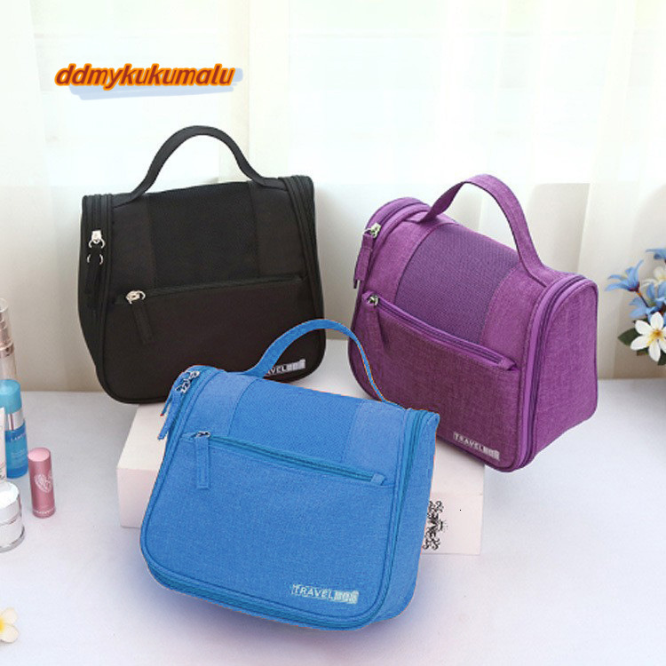 DHlanhai Cationic business travel toiletry hand-held makeup bag, hanging cosmetic storage bag #9kukumalu