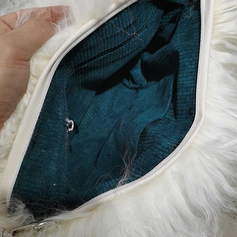 Totes Handbags Fur Tote Bag Beach Bag Single Shoulder Diagonal Crossbody Bags Tassel Fur Designer Bag 241104