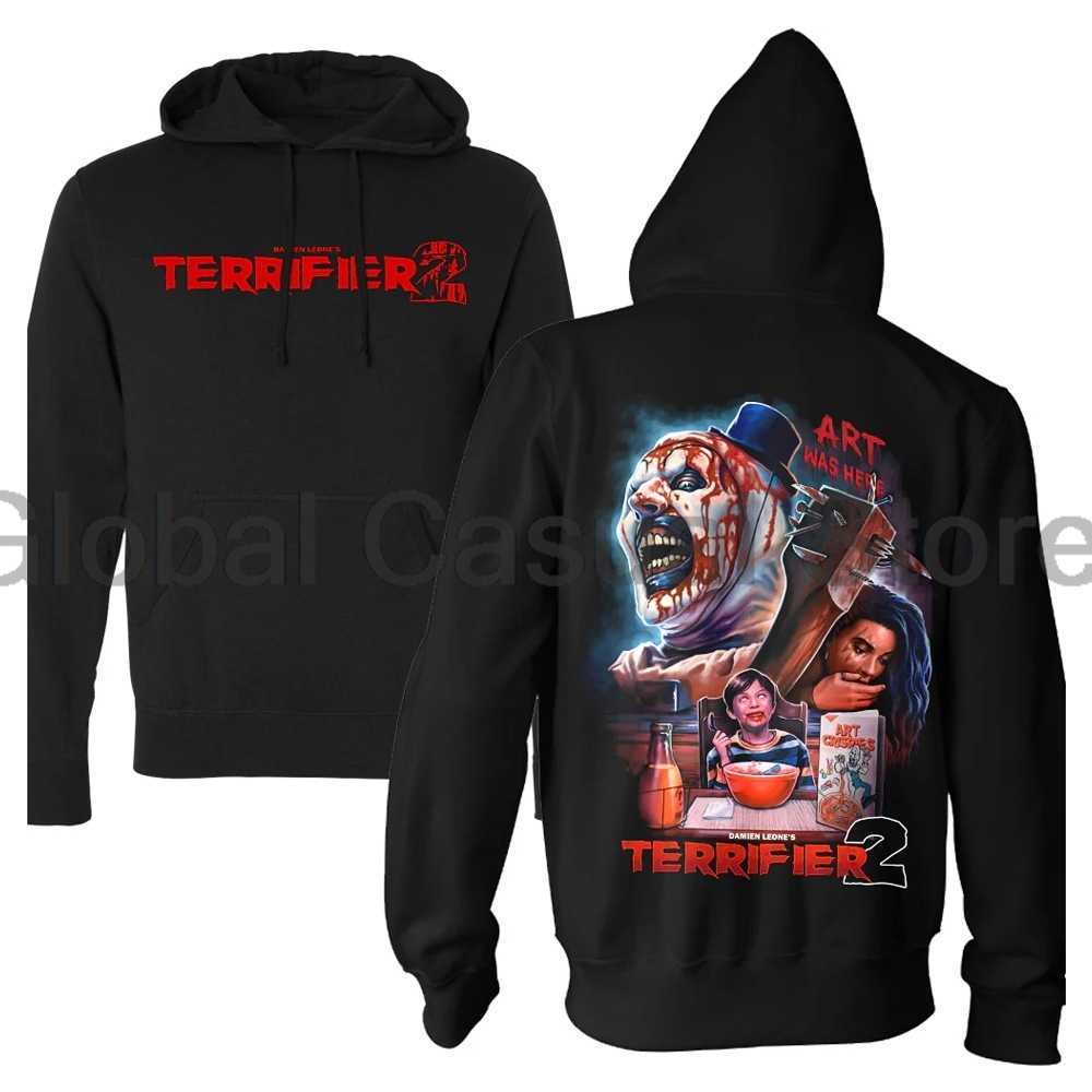Terrifier 3 Milk And Carnage hoodie Halloween Christmas Merch Mens Knitted Jumpers Crewneck Long Sleeve Pullover Tops X241118