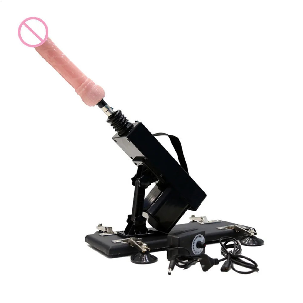 Female Vibrator Sex Machine Masturbation Pumping Gun Dildo Anal Vagina Attachments Masturbator Automatic Toys for Women Men 241118