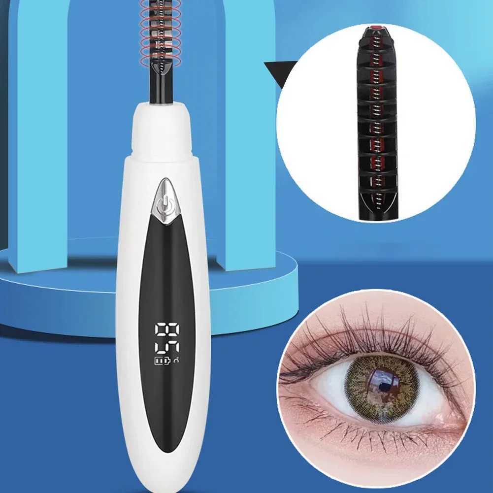 Electric Heated Eyelash Curler Portable Eyelash Curling Device Quick Heating Natural Eyelash Curler Long Lasting Make up ToolXJ241118