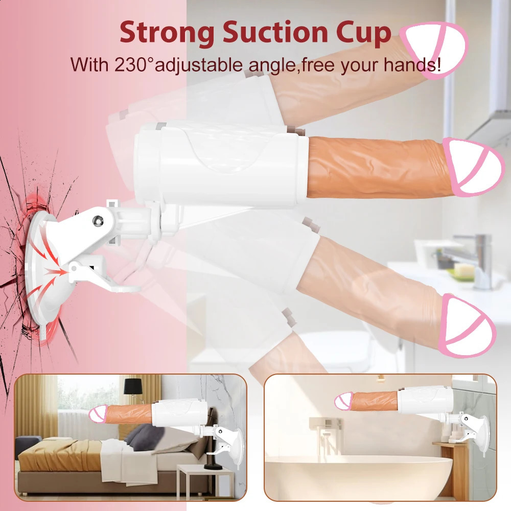 Automatic Thrusting Dildo G spot Vibrator with Suction Cup Sex Toy for Women Adult HandFree Fun Anal Orgasm 241118
