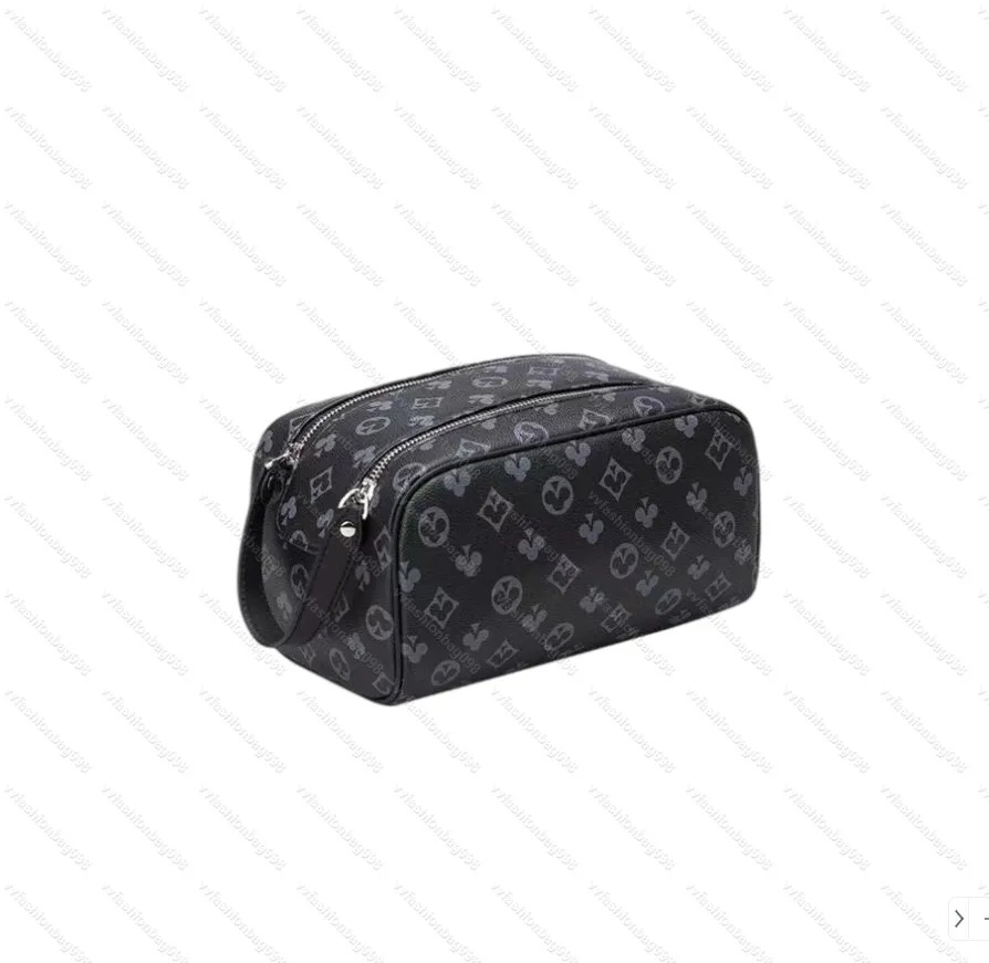 Designer Double Zipper Ladies 'Sac de toilettes de toilette Traversage Designers Femmes Lavage à grande capacité Sac de maquillage de maquillage