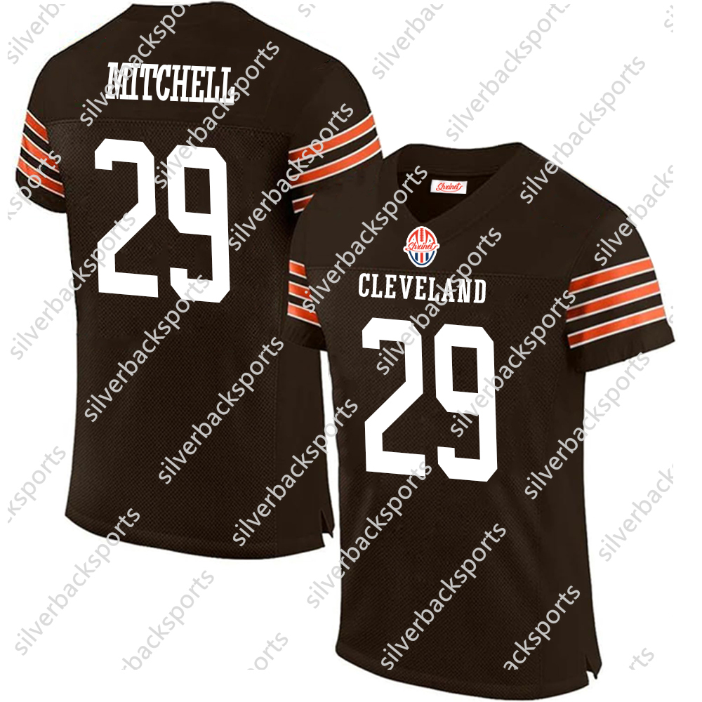 2024 Custom 95 Myles Grrett 24 Nick Chub David Njku Deshaun Waton Amari Coper Dustin Hopkns Joel Biio Clevland Brows Football Jerseys Mens/Youths This