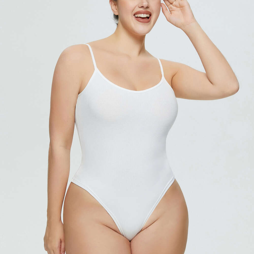 Large Size Sexy Triangle with Threaded V-neck Strap Jumpsuit for Women's Bodysuit F41828