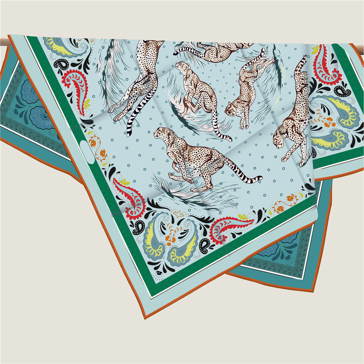 Two Sided Silk Scarf 90cm Women Hand Rolled Edge Scarfs Shawls 90 Silk Scarfs Square Large Bandanas Handmade Neck Foulard Femme Bag Bandana Christmas 
