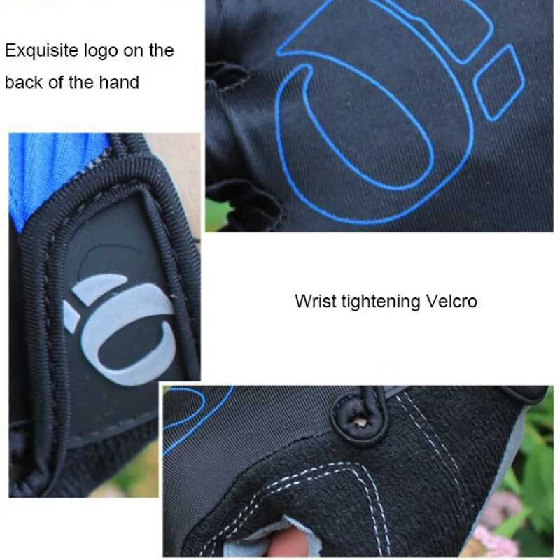 Gel Half Finger Cycling Gloves Anti-Slip Anti-sweat Anti Shock MTB Road Bike Gloves Bicyc ft-Right Hand GlovesXJ241118