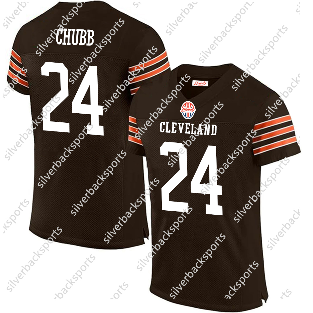 2024 Custom 95 Myles Grrett 24 Nick Chub David Njku Deshaun Waton Amari Coper Dustin Hopkns Joel Biio Clevland Brows Football Jerseys Mens/Youths This
