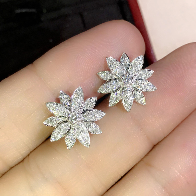 Sterg Sier Marquise Stud Earrings 5A Cubic Zirconia Gemstones | Drop Ship Jewelry