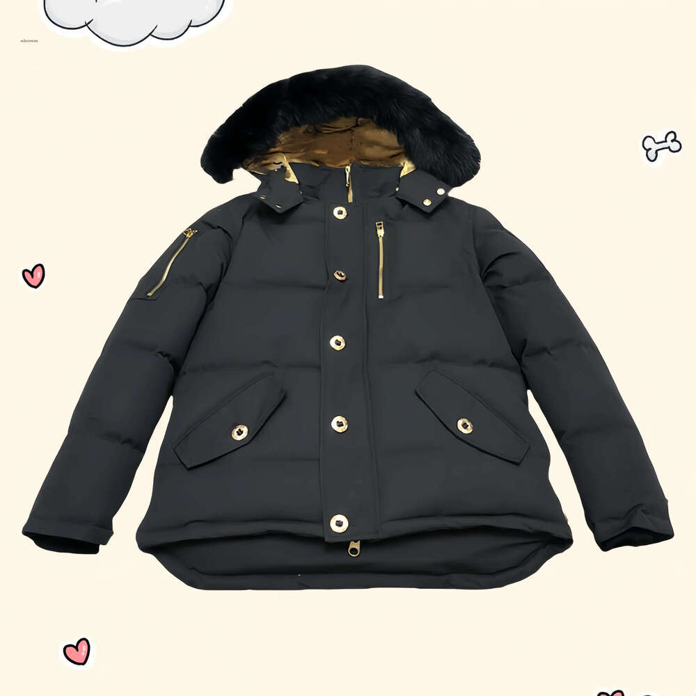 Men's Down Parkas nuckels Fur Collar Winter Puffer Jacket Coats Mens ne Fashion Jackets Waterproof Designer Coat Men Doudoune Extremely moose H241123