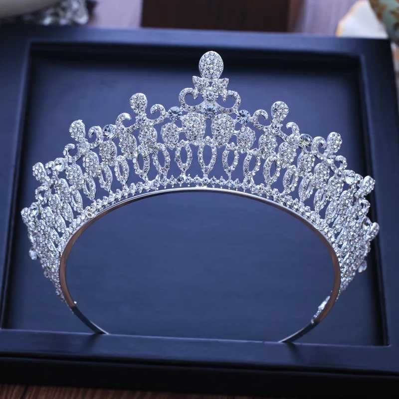 Different silver gold crystal crowns bridal headpieces fashionable queen wedding headpieces wedding hair jewelry accessories W241118