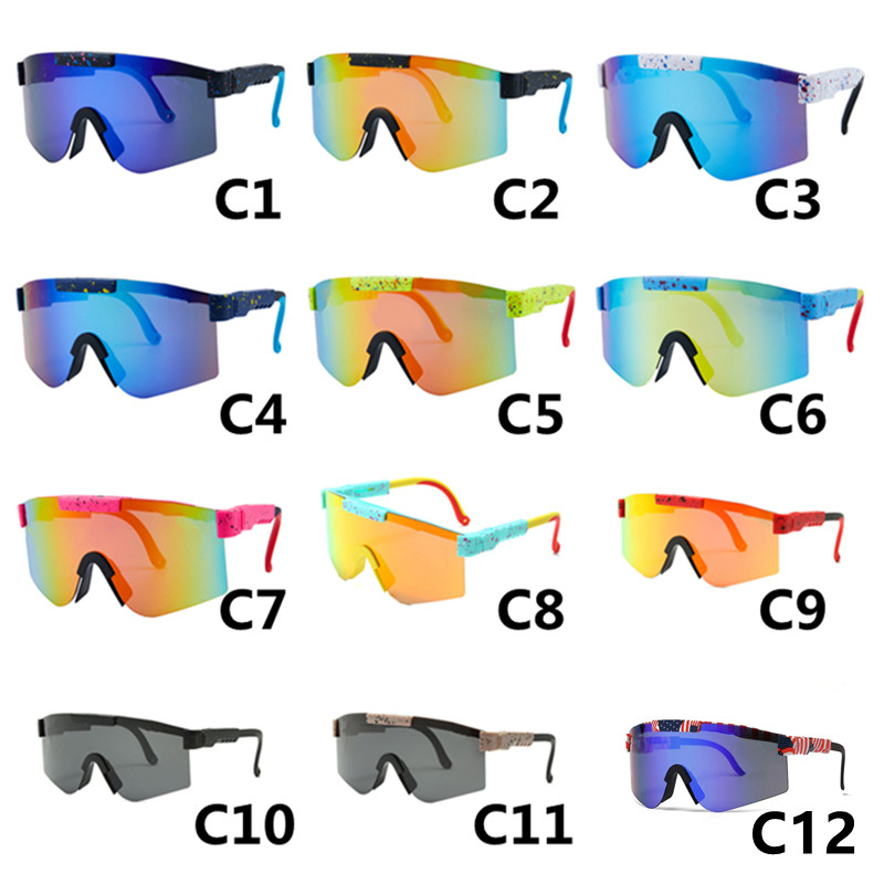 Kids Polarized Sunglasses Boys Girls Designer Sunglasses Half Frame Sport Glasses Outdoor Sport Cycling Sun Glasses Bike Bicycle Goggles Uv400 Eyewear