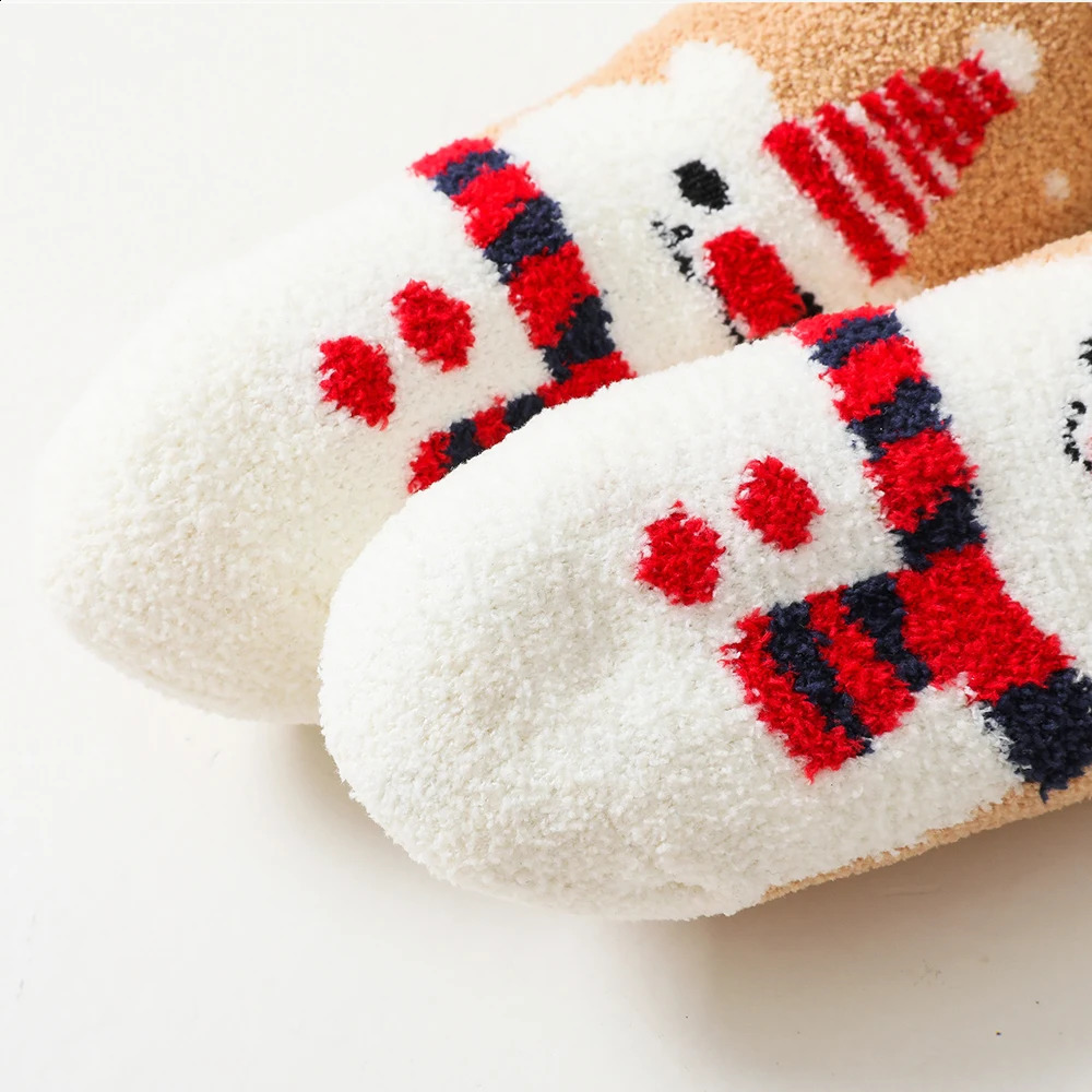 born winter anti slip long socks with printing for young children girls boys and children high socks for warm knees during the Year 241118