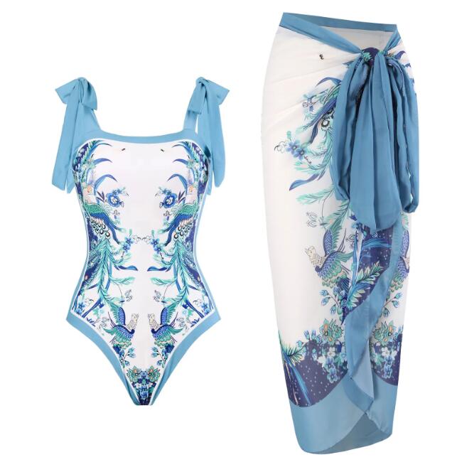 Women's Swimwear Vintage Women One Piece Swimsuit Designer Bathing Suit Beach Dress Cover Up Luxury Surf Wear Summer Beachwear #Lcc