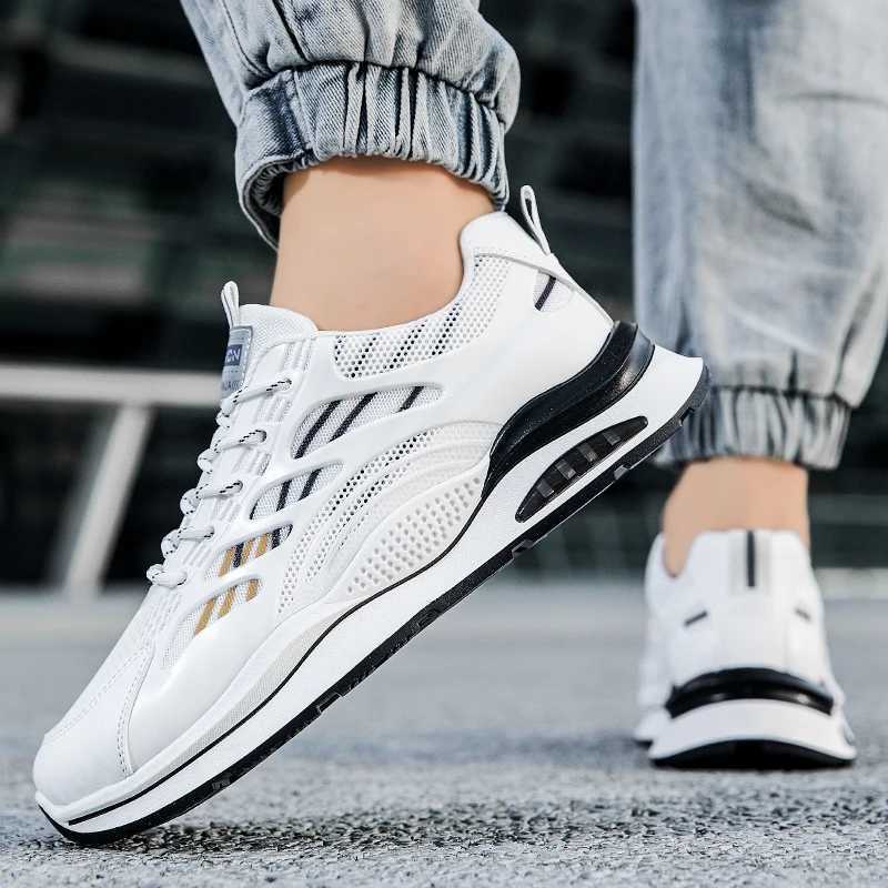 Mens Sport Sneakers Breathable Mesh Fashion 2023 New Running Shoes High Quality Outdoor Casual ShoesC241216
