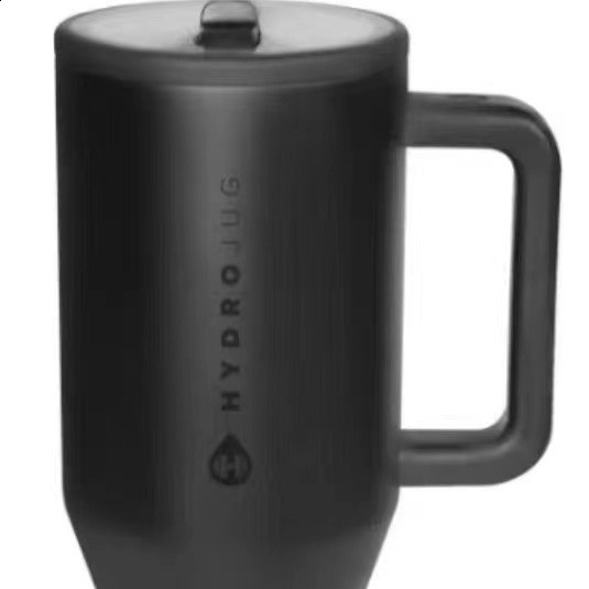 32oz car cup stainless steel Traveler American style insulated ice cream cup portable straw handle cup water cup 241025