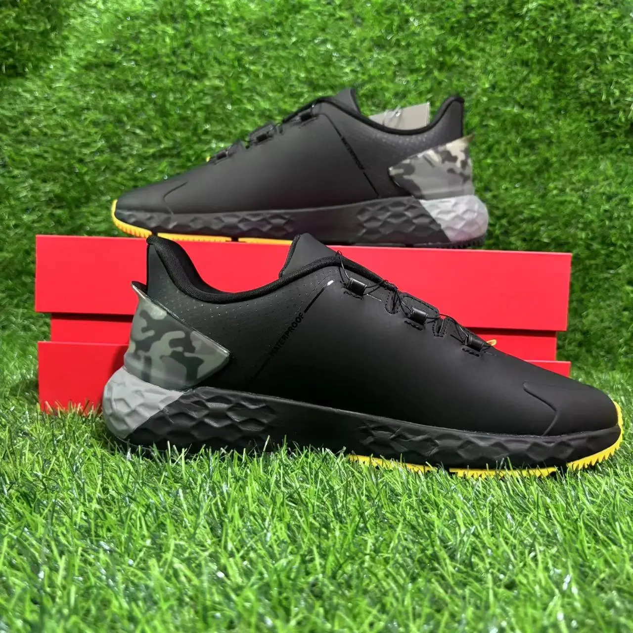 GDRIVE Golf Shoes Mens Trendy Offcourt hot Training Button Rotation Lightweight Waterproof Comfortable 241118