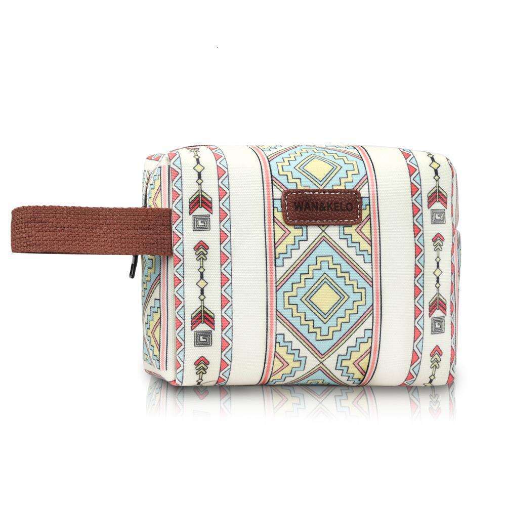 Hot selling new Bohemian niche makeup bag, large capacity, high-end and fashionable women's storage bag