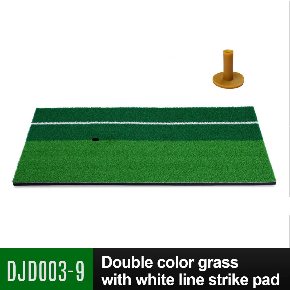 PGM Golf Strike Mat Two tone Grass Indoor Mini Practice Mat Portable Thick Swing Mat Golf Training Accessories 241118bj