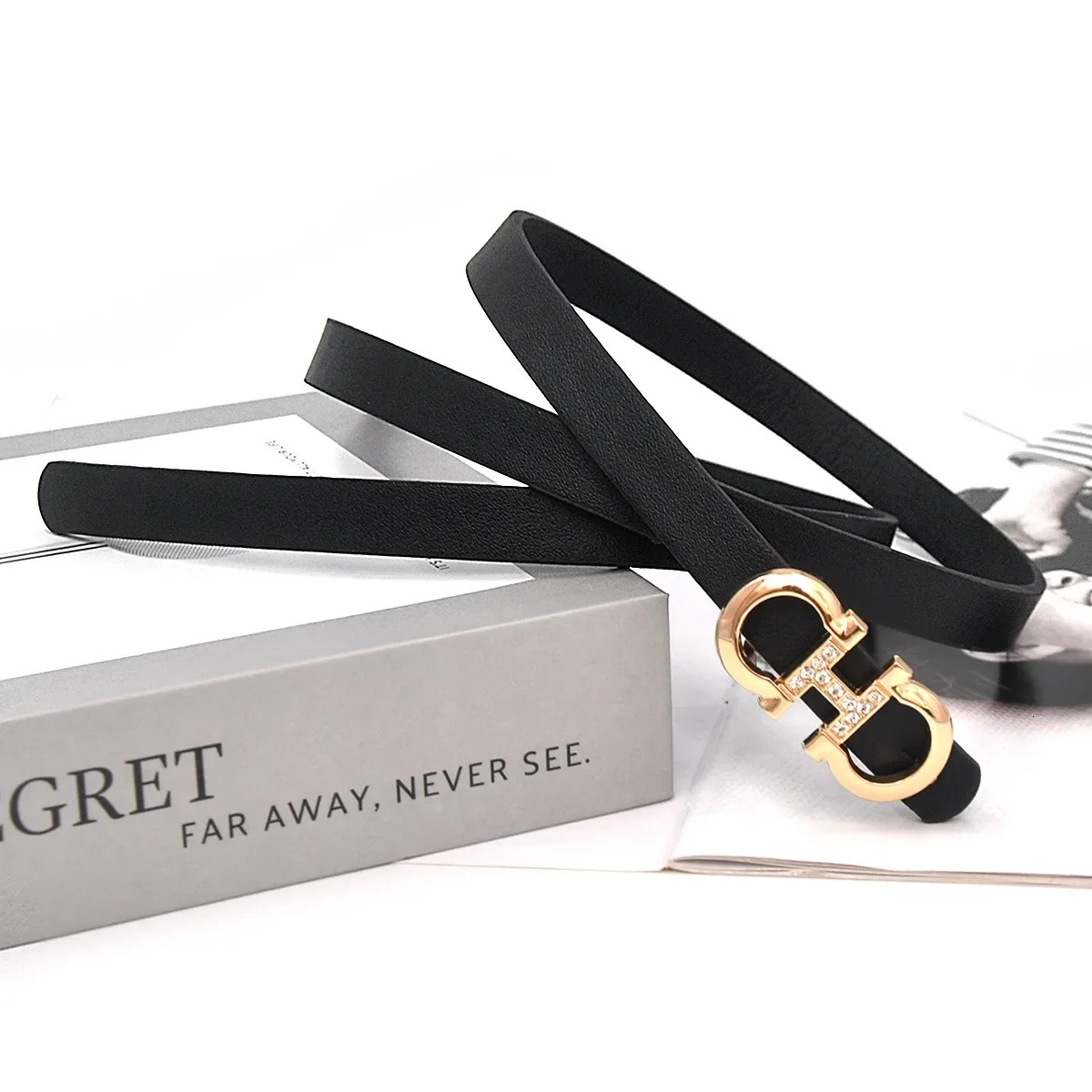 Women's Waist Strap Thin Belt for Lady Girls Pants Jeans Dress Belt Alloy Pin Buckle Waistbands Adjuestable 240410