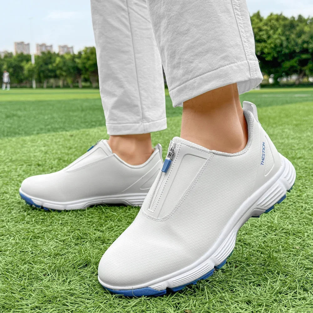 Waterproof Golf Shoes Men Spikes Sneakers Outdoor Joggging Walking Footwears 241118