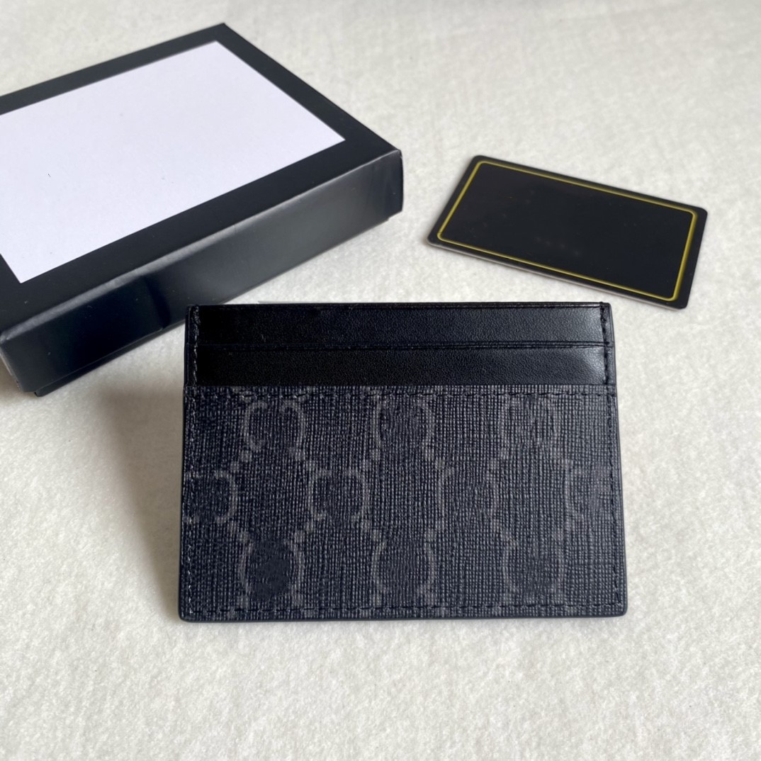 23SS Womens Card case designer key pouch Card Holders Luxury Designer pocket organizer keychain Coin Purses mens Vintage passport holders Leather purse Key Wallets
