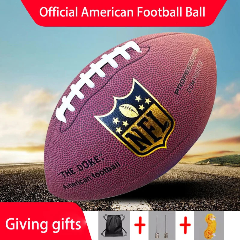 American Football Rugby Ball Size Official Size Junior Football Training Practice Team Sports Rugby Football 240408
