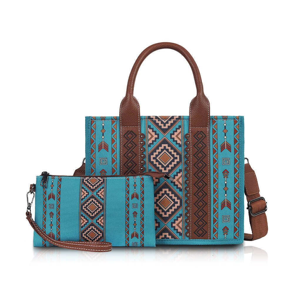 2024 hot selling Bohemian personalized diamond grid large capacity women's crossbody tote Lion Ridge bag