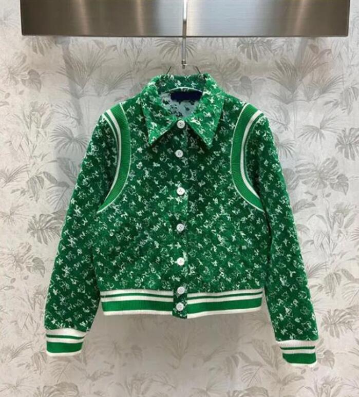 Women's Baseball Jacket Fleece Print Streetwear New Letter Luxury Windbreaker Long Sleeve jackets Women's Coat