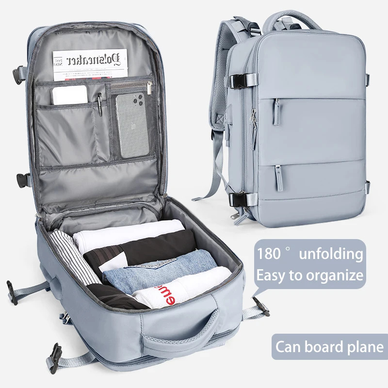 Large Travel Backpack for Women Men Weekend Carry on Waterproof Hiking Flight Approved Work Laptop 241118