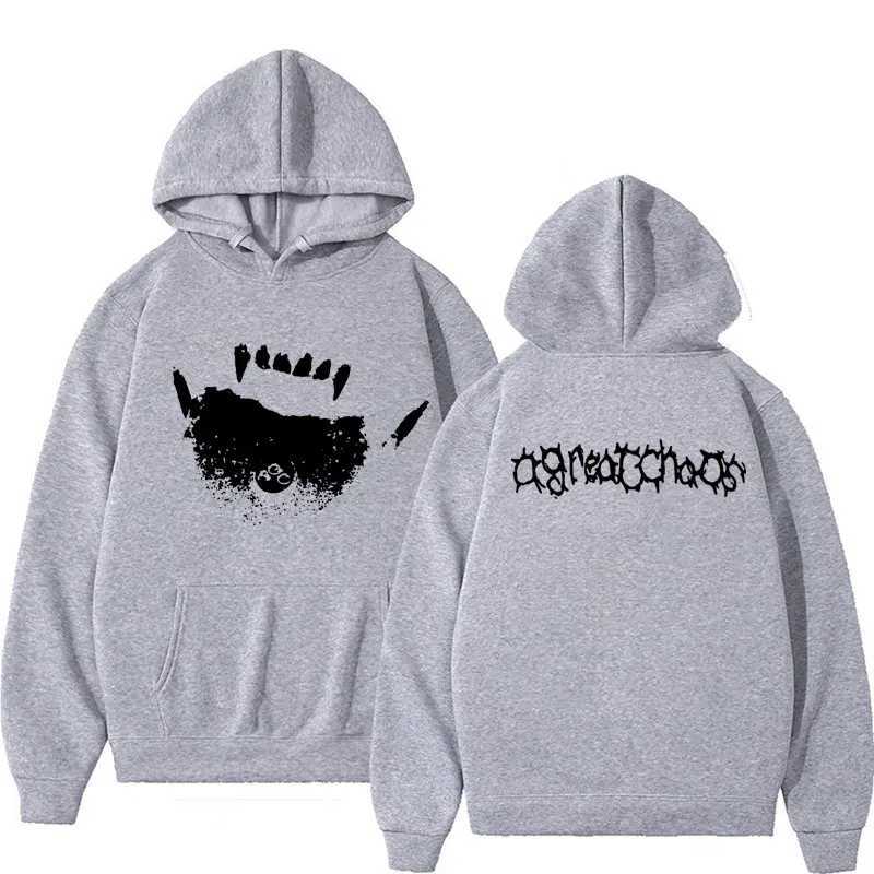 High Quality Ken on AGC Actual Hate Teen X Vamp Hoodie A Great Chaos Opium Merch Hoodies Mens Wen Harajuku Fashion Trends Y2K Sportswear T241118