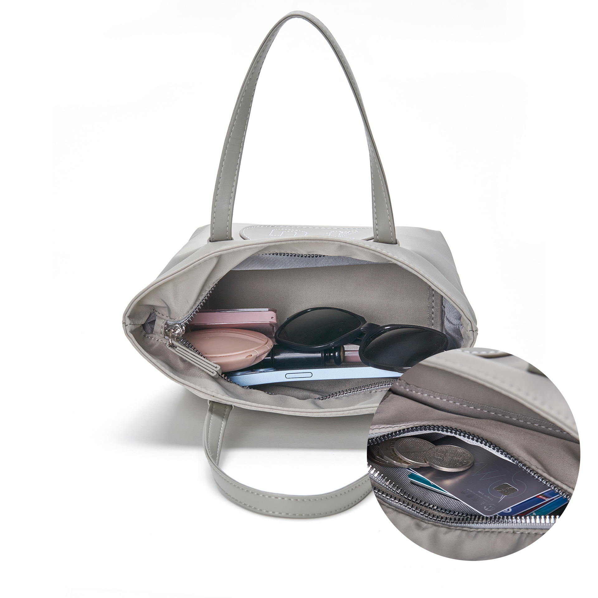 Womens Large Designer Style Faux Leather Tote Bag Shopper