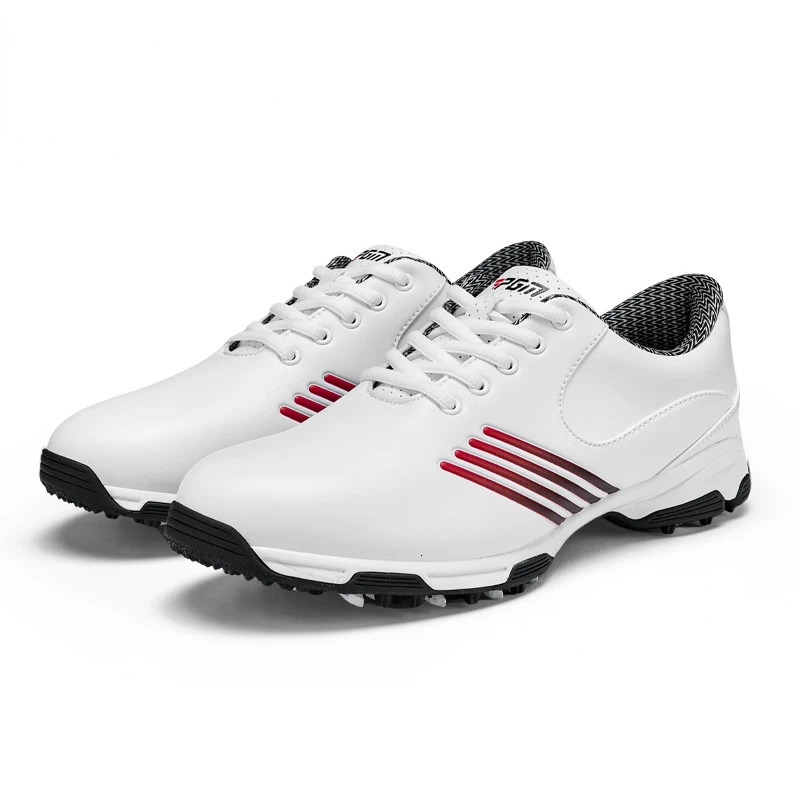 PGM Waterproof Golf Shoes Womens Lightweight Knob Buckle Shoelace Sneakers Ladies Breathable NonSlip Trainers XZ162 241118