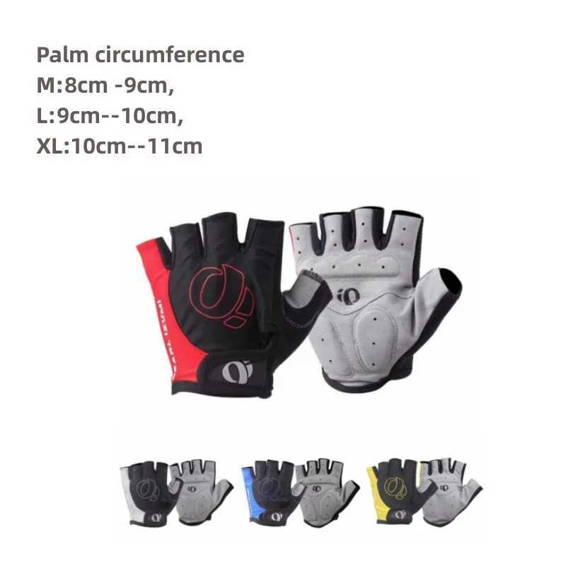 Gel Half Finger Cycling Gloves Anti-Slip Anti-sweat Anti Shock MTB Road Bike Gloves Bicyc ft-Right Hand GlovesXJ241118