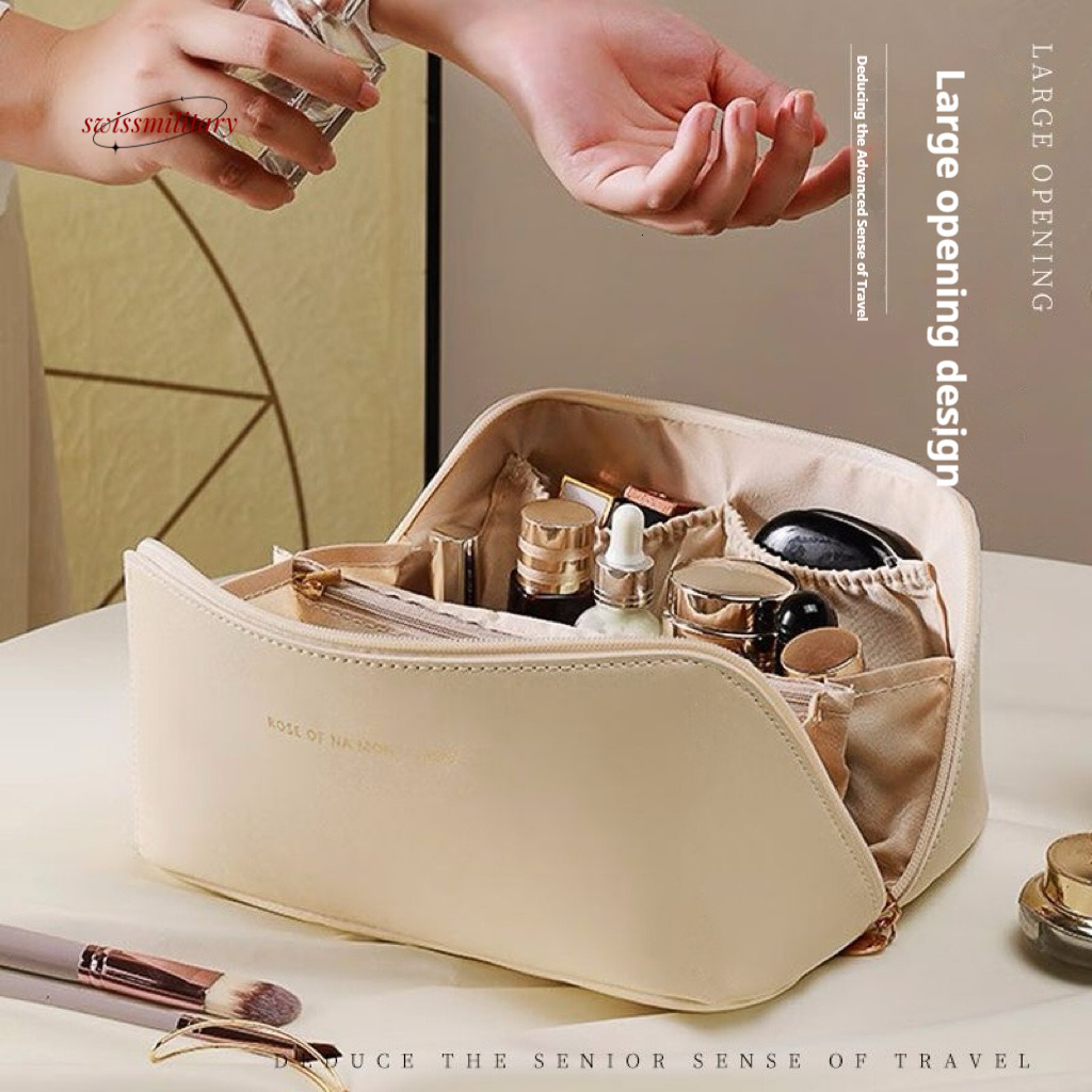 PU Pillow Storage Waterproof Handheld for and Business Travel Portable Premium Makeup Bag Women's Large Capacity #6 ddmynov