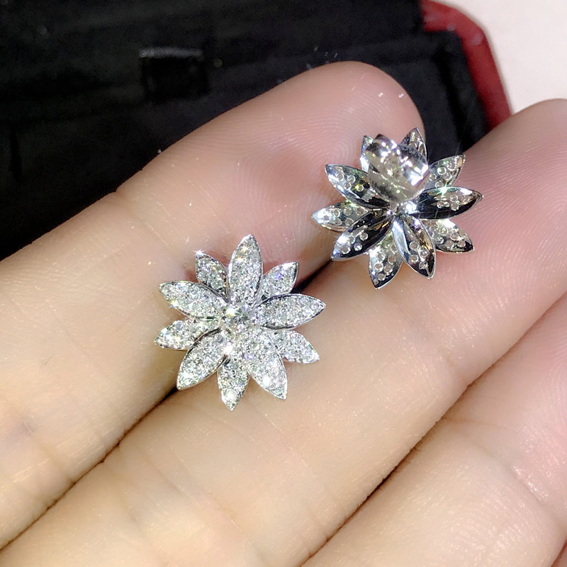 Sterg Sier Marquise Stud Earrings 5A Cubic Zirconia Gemstones | Drop Ship Jewelry