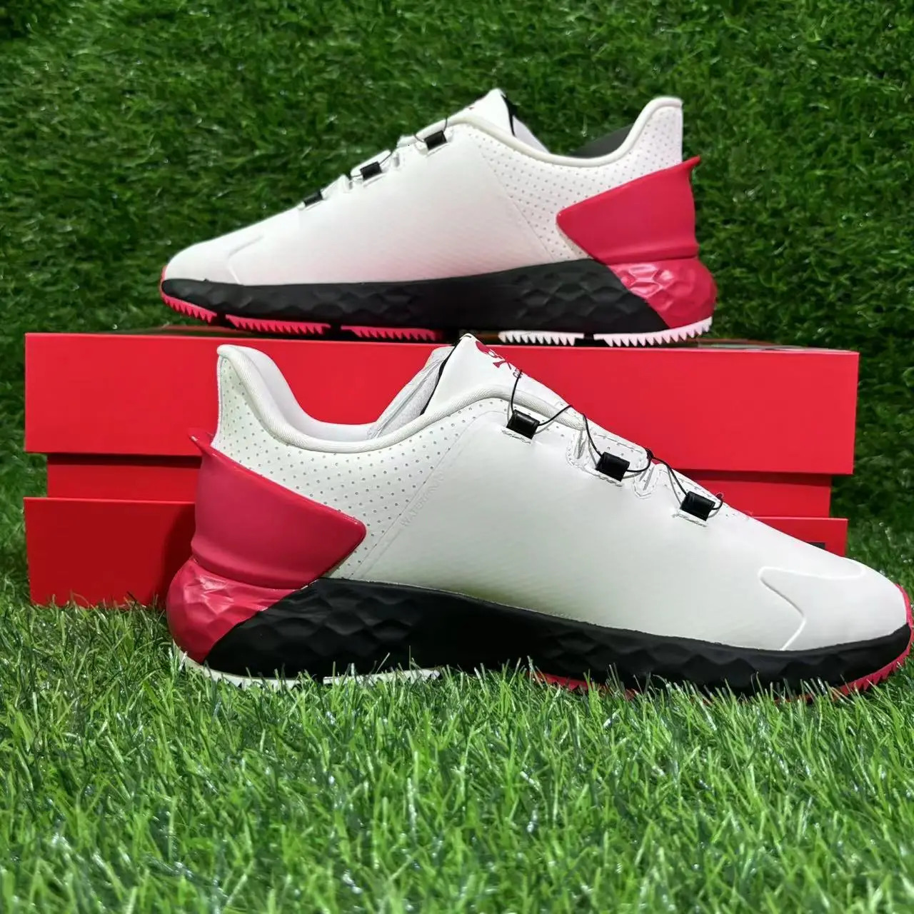 GDRIVE Golf Shoes Mens Trendy Offcourt hot Training Button Rotation Lightweight Waterproof Comfortable 241118