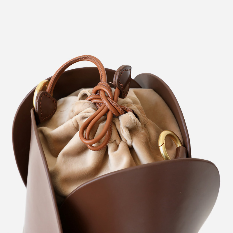 Lady Designer Style Bucket Bags New Handbags Real Leather Shoulder Bag For Women ral Handle