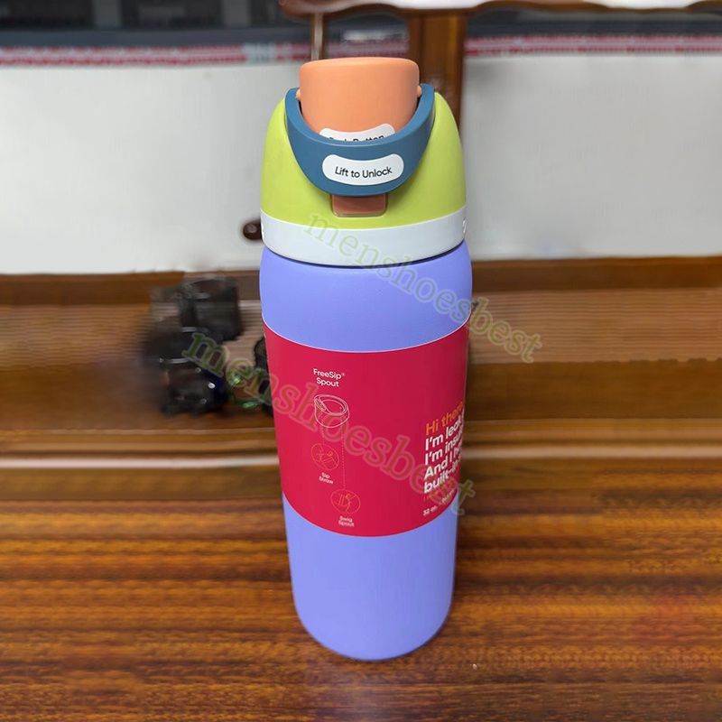 New Water Bottles Colorful Water Bottle Insulated Cup 316 Stainless Steel Space Pot Outdoor Vacuum Drink Thermos Waterbottle Cups