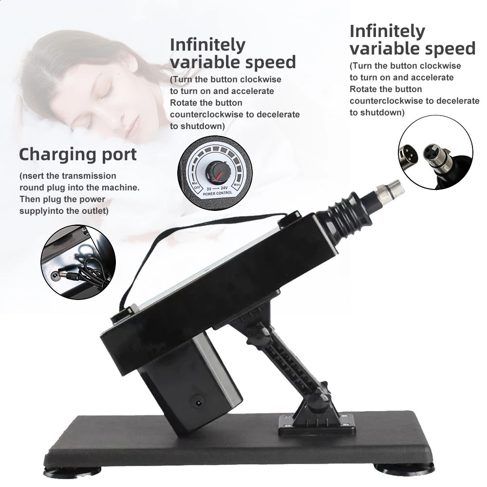 Sex Love Machine Adult Toy Automatic Thrusting Device for Men and Women Masturbation Adjustable Vaginal Anal Massage Pumping Gun 241118