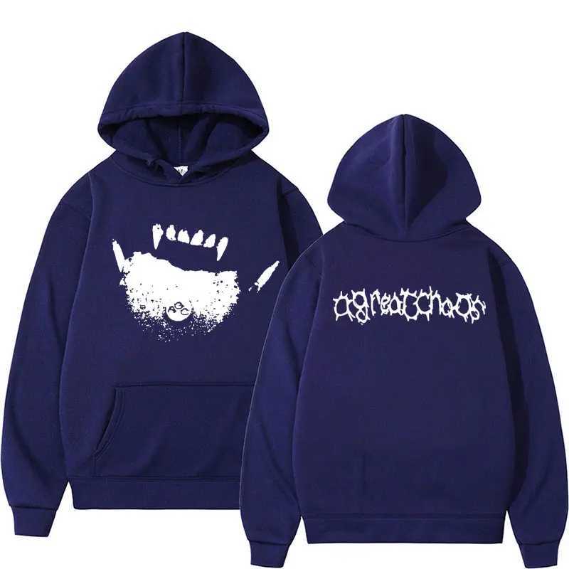 High Quality Ken on AGC Actual Hate Teen X Vamp Hoodie A Great Chaos Opium Merch Hoodies Mens Wen Harajuku Fashion Trends Y2K Sportswear T241118