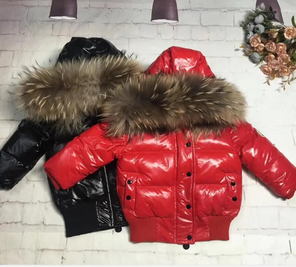 85cm145cm winter down jacket childrens parka girl jackets child short thicken outerwear boy duck 241118